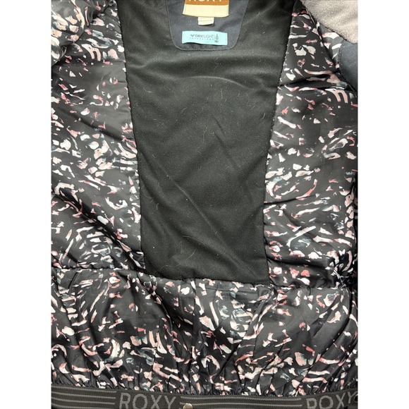 ROXY Women MEADE Snowboarding Ski Jacket KVJ0 Small Navy Blue DryFlight NICE - Picture 14 of 16